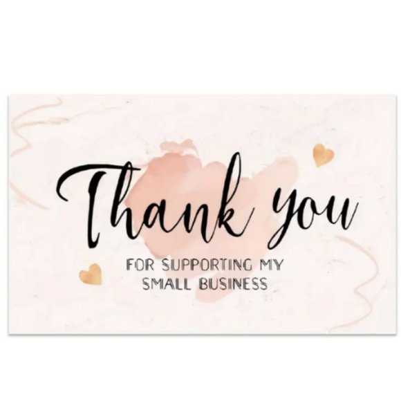 ♥️ 5x25 / 50 Thank you Cards bundle - Picture 2 of 8